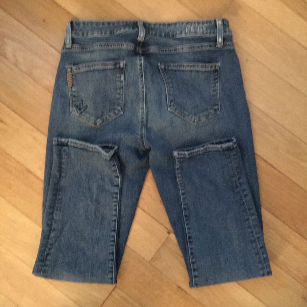 PAIGE Brigitte Skinny Blue Denim Jeans - Size 27 - Picture 5 of 11